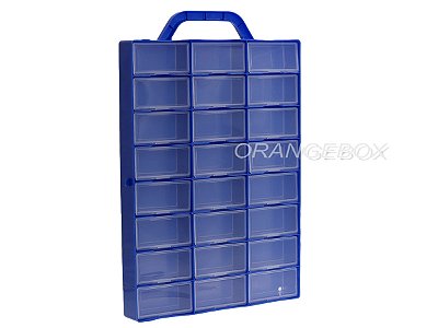 Maleta do Colecionador Modelo Premium p/ Miniaturas 1:64 The King of Boxes Azul