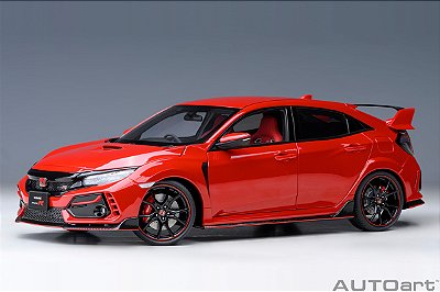 Honda Civic Type R (FK8) 2021 1:18 Autoart Vermelho