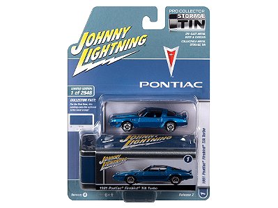 Pontiac Firebird T/A Turbo 1981 Release 2A 2023 1:64 Johnny Lightning Collector Tin
