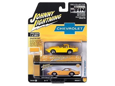 Chevrolet Corvette 1979 Release 1B 2022 1:64 Johnny Lightning Collector Tin