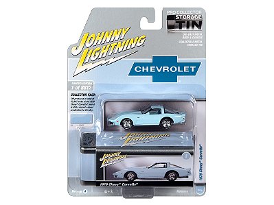 Chevrolet Corvette 1979 Release 1A 2022 1:64 Johnny Lightning Collector Tin