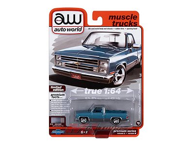Chevy Silverado Pickup Truck 1985 Release 2B 2023 1:64 Autoworld Premium