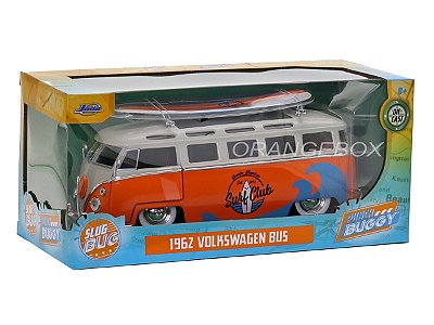 Volkswagen Kombi 1962 Bus 1:24 Jada Toys Laranja