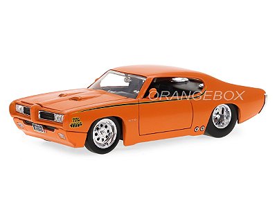Pontiac GTO Judge 1969 1:24 Jada Toys Laranja
