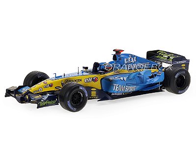 F1 Renault R25 Fernando Alonso Campeão Mundia 2005 Interlagos Brasil 1:18 Hot Wheels