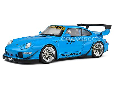 *** PRÉ-VENDA *** Porsche 911 (993) RWB Rauh-Welt Body-Kit Shingen 2018 1:18 Solido Miami Blue