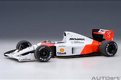 *** PRÉ-VENDA *** Fórmula 1 McLaren Honda MP4/6 1991 Ayrton Senna 1:18 Autoart