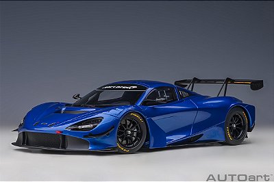 *** PRÉ-VENDA *** McLaren 720S GT3 1:18 Autoart Azul