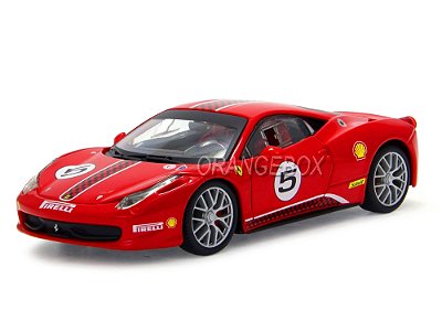 Ferrari 458 Challenge Bburago 1:24 Vermelho