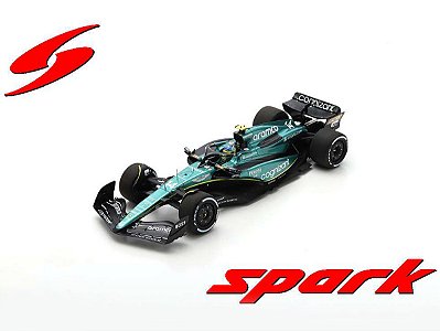 Fórmula 1 Aston Martin AMR23 2023 Bahrain Fernando Alonso 1:18 Spark