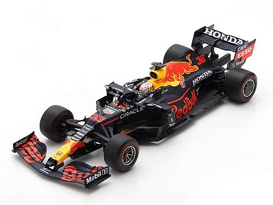 Fórmula 1 Red Bull Racing Honda RB16B Abu Dhabi 2021 Max Verstappen World Champion Edition 1:18 Spark