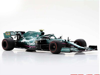 Fórmula 1 Aston Martin AMR21 Bahrain 2021 Vettel 1:18 Spark