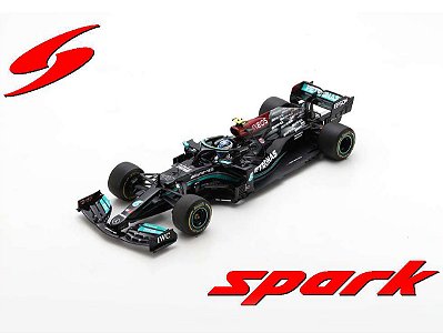 Fórmula 1 Mercedes Benz AMG Petronas W12 3º Bahrain 2021 Valtteri Bottas 1:18 Spark