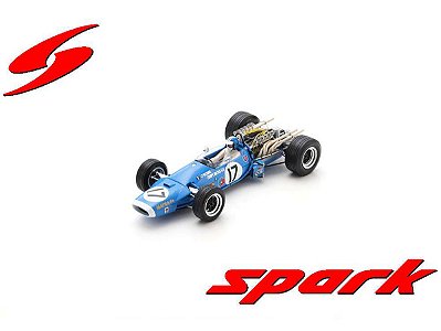Fórmula 1 Matra MS11 2º Dutch 1968 1:18 Spark