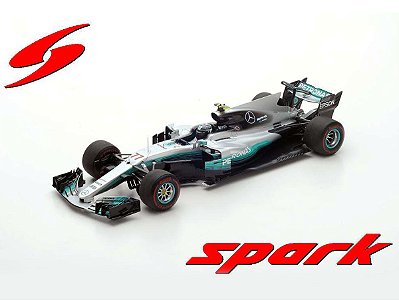 Fórmula 1 Mercedes Benz AMG W08 3º Bahrain 2017 Bottas 1:18 Spark