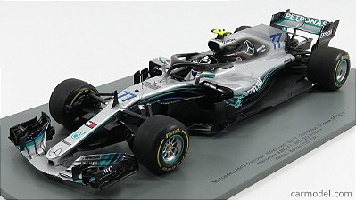 Fórmula 1 Mercedes Benz AMG Petronas 2º Chinese 2018 Bottas 1:18 Spark
