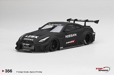 Nissan 35GT-RR Ver.2 LB-Silhouette Works GT LBWK 1:18 TopSpeed Preto