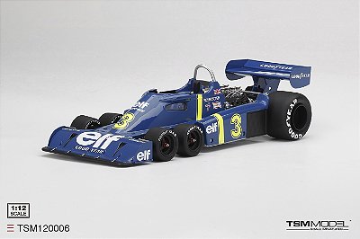 Fórmula 1 Tyrrell P34 1976 Swedish Winner 1:12 TSM Model