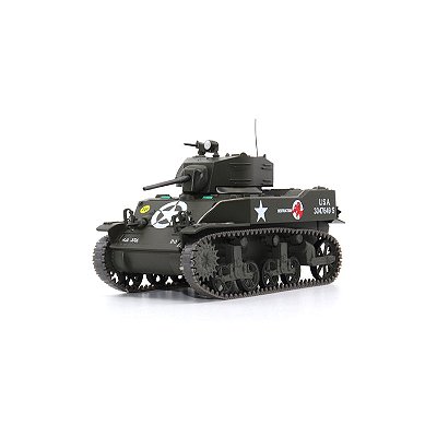 Tanque M5A1 Light Tank France 1944 1:43 Motorcity Classics