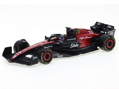 Fórmula 1 Alfa Romeo C43 Valtteri Bottas 2023 1:43 Bburago c/ Display e Piloto