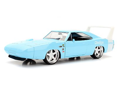 Dodge Charger Daytona 1969 1:24 Jada Toys Azul