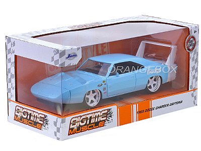 Dodge Charger Daytona 1969 1:24 Jada Toys Azul