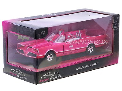 Batmóvel 1966 Classic TV Jada Toys 1:24 Pink Slips