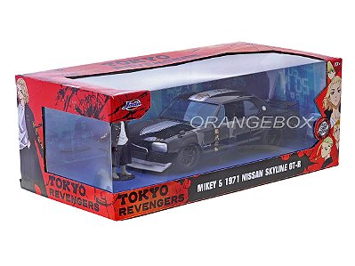 Nissan Skyline GT-R Tokyo Revengers + Figura Mikey 1:24 Jada Toys