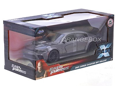 Dodge Charger SRT Hellcat 2021 Fast and Furious Velozes e Furiosos Jada Toys 1:24