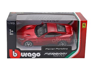 Ferrari Portofino 1:43 Bburago Vermelho