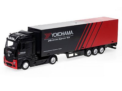 Mercedes Benz Actros Baú Yokohama Motorsports 1:43 Bburago