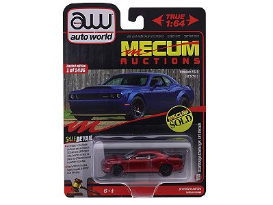 Dodge Challenger SRT Demon 2020 Mecum 1:64 Autoworld Premium CHASE