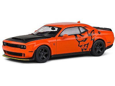 *** PRÉ-VENDA *** Dodge Challenger SRT Demon 2018 1:43 Solido Laranja