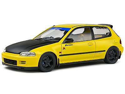 *** PRÉ-VENDA *** Honda Civic (EG6) 1991 1:18 Solido Amarelo