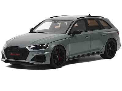 *** PRÉ-VENDA *** Audi RS4 Avant Competition 2023 1:18 GT Spirit Cinza