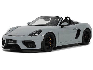 *** PRÉ-VENDA *** Porsche 718 Spyder 2019 1:18 GT Spirit Cinza