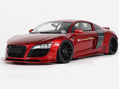 *** PRÉ-VENDA *** Audi R8 Liberty Works 2022 1:18 GT Spirit Vermelho