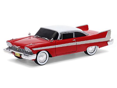 Plymouth Fury 1958 Christine O Carro Assassino 1:24 Greenlight (Vidros escuros)