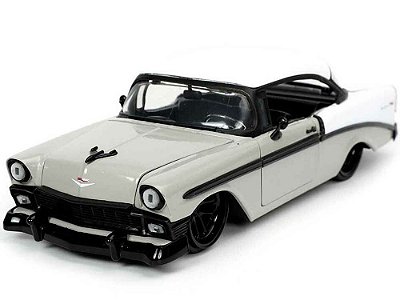 Chevy Bel Air 1956 1:24 Jada Toys Branco