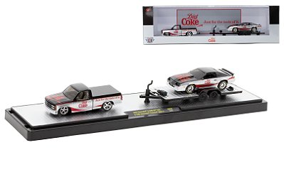 Chevrolet C1500 SS 454 1992 + Camaro IROC-Z 1985 TW26 1:64 M2 Machines