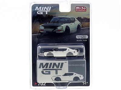 Nissan Skyline Kenmeri Liberty Walk 1:64 Mini GT Branco