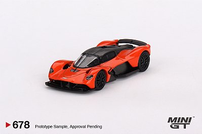 Aston Martin Valkyrie 1:64 Mini GT Laranja