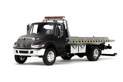 Caminhão Plataforma International Durastar 4400 Flat Bed Jada Toys 1:24 Preto