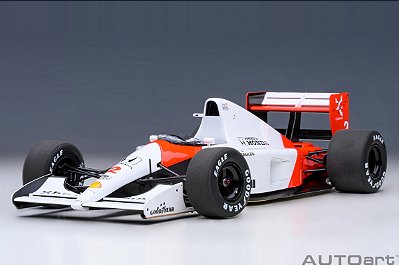 *** PRÉ-VENDA *** Fórmula 1 McLaren Honda MP4/6 1991 Gerhard Berger 1:18 Autoart (sem logo)