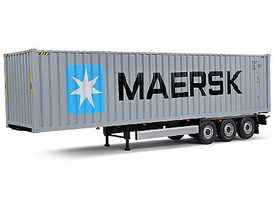 Container Trailer MAERSK 1:24 Solido