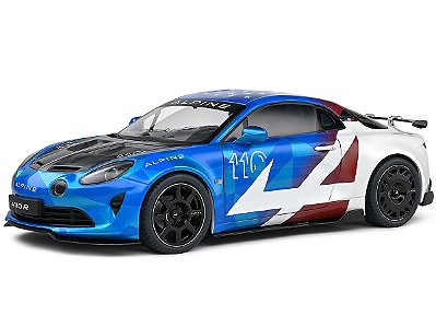 Alpine A110 Radicale US Racing 2023 1:18 Solido Branco