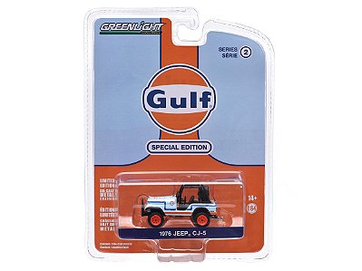 Jeep CJ-5 1976 Gulf 1:64 Greenlight