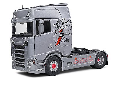 Scania S580 Highline 2023 1:24 Solido Cinza