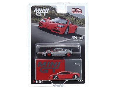 McLaren F1 1:64 Mini GT Vermelho CHASE