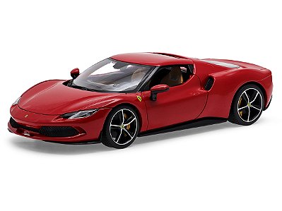 Ferrari 296 GTB 1:18 Bburago Vermelho